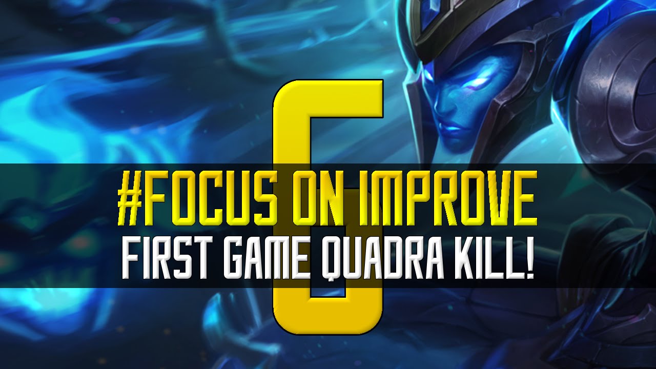 ◄ First Game Quadra Kill! ► Patch 6.1 - #Focus on Improve - Kalista Gameplay [German/HD/S6]
