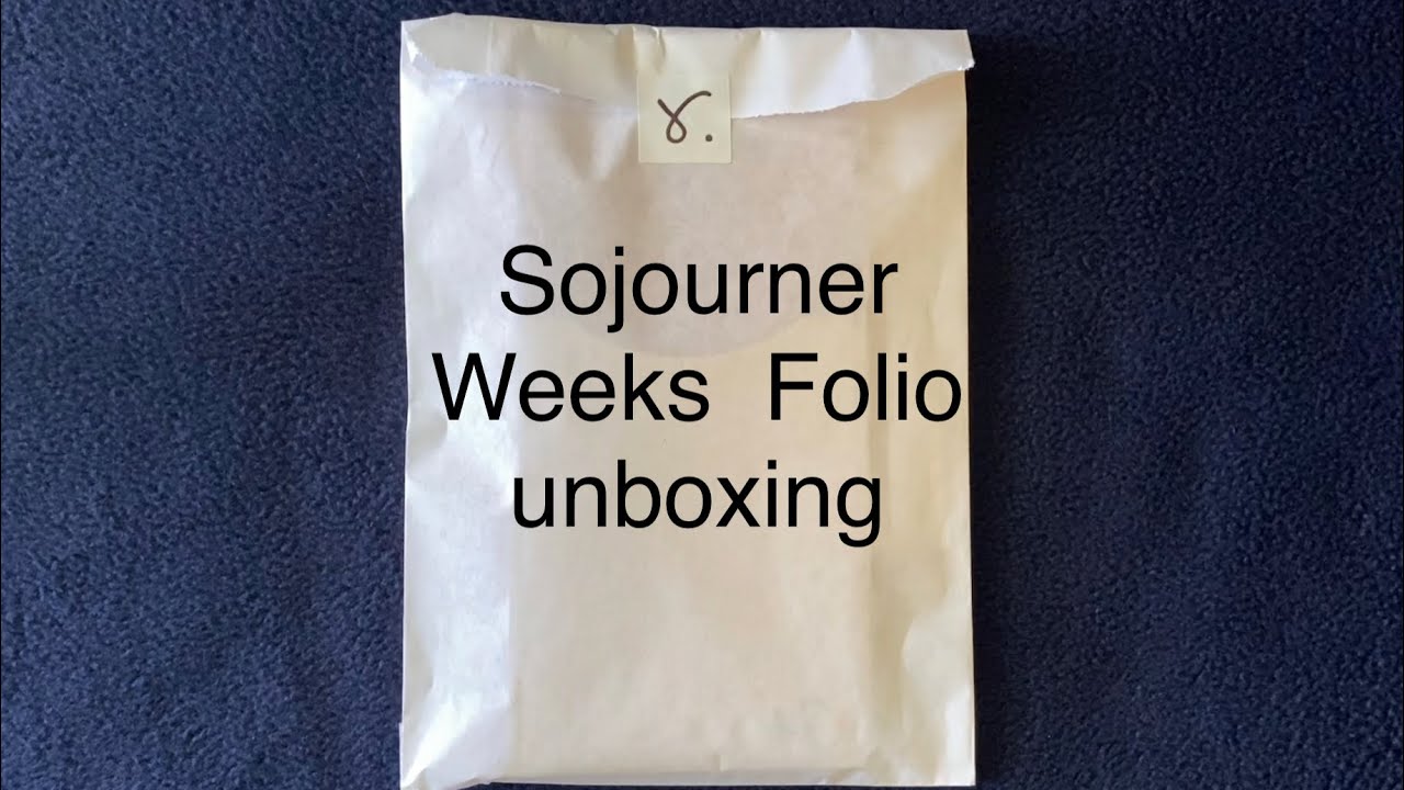 Sojourner Weeks Folio unboxing