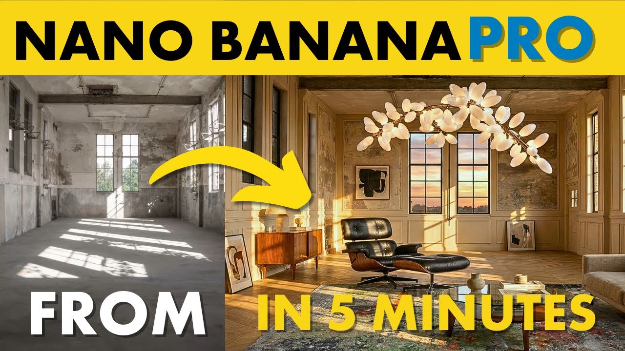 Nano Banana Pro просто изменил дизайн интерьера