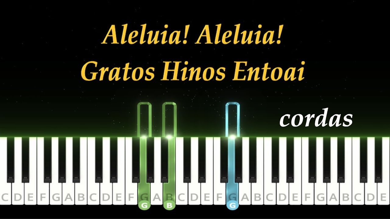 HCC No. 60 - Aleluia! Aleluia! Gratos Hinos Entoai - Cordas