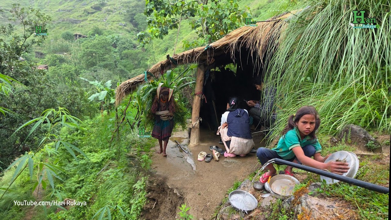 Daily Life in Remote Nepal Hills | Tradition, Nature & Food