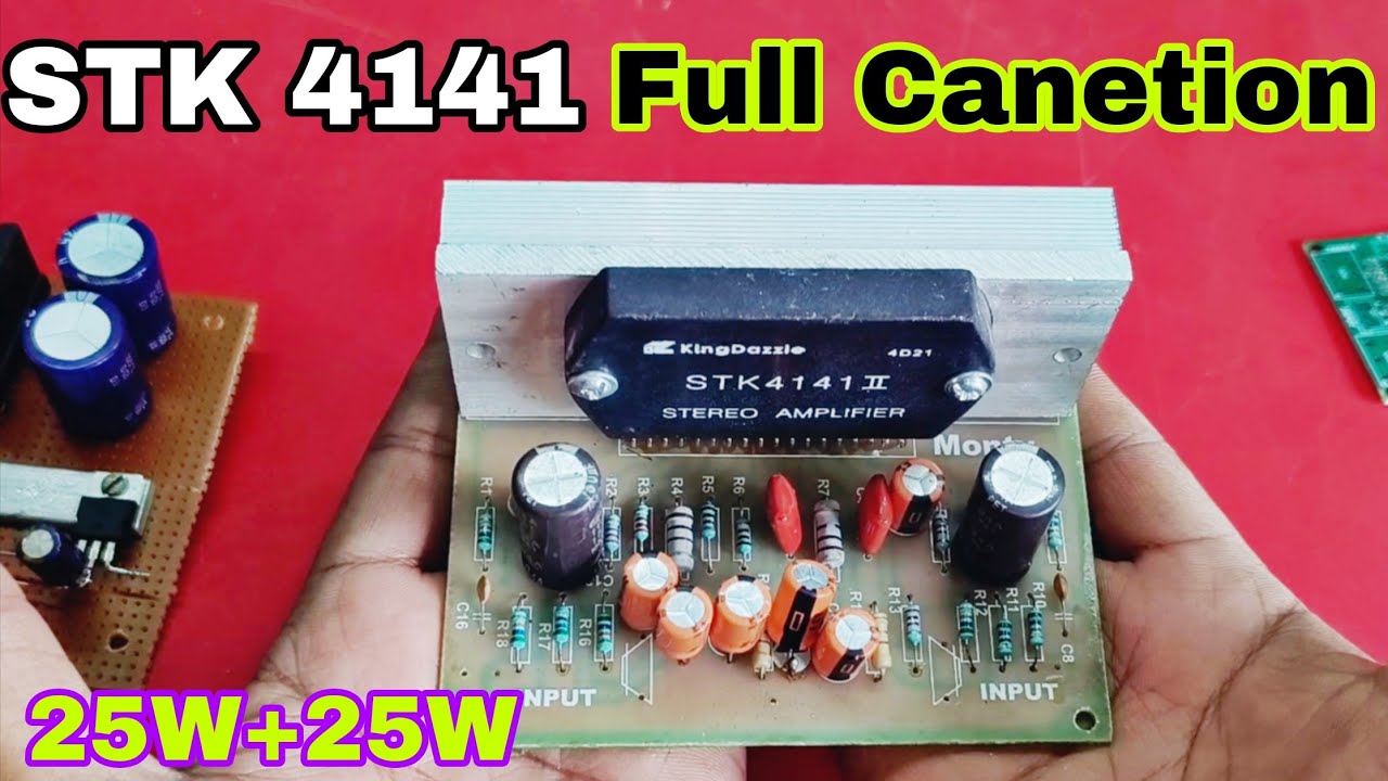 POWERFUL Stk4141 v.2 Amplifier Board 🔊 Sound TEST || Full A to Z Connection Details