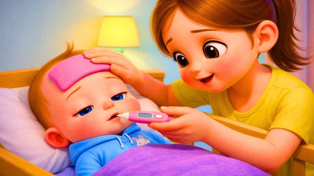 Sick Song + Head, Shoulders, Knees & Toes & More Nursery Rhyme & Kids Song