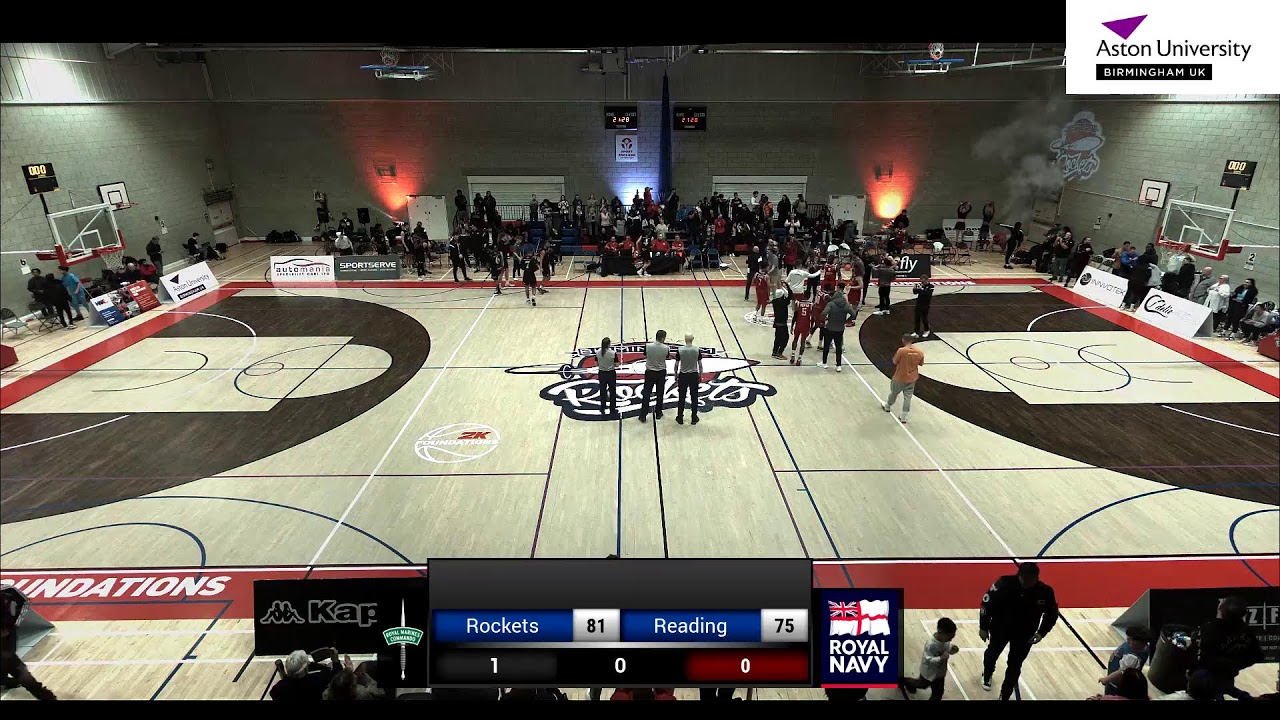 NBL LIVE: Birmingham Rockets Men vs Reading Rockets