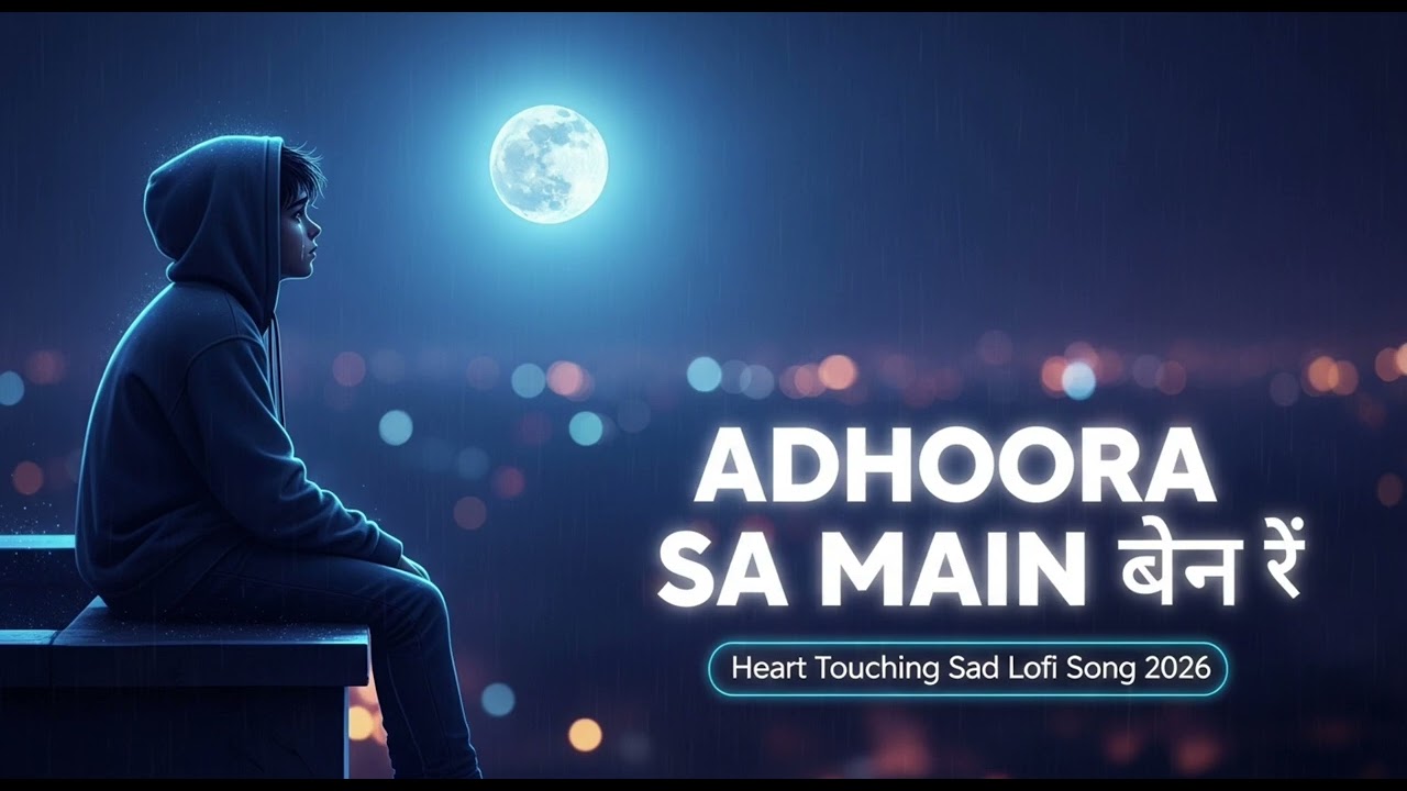 Adhoora Sa Main 💔 | Heart Touching Sad Lofi Song 2026 | Emotional Hindi Breakup Song