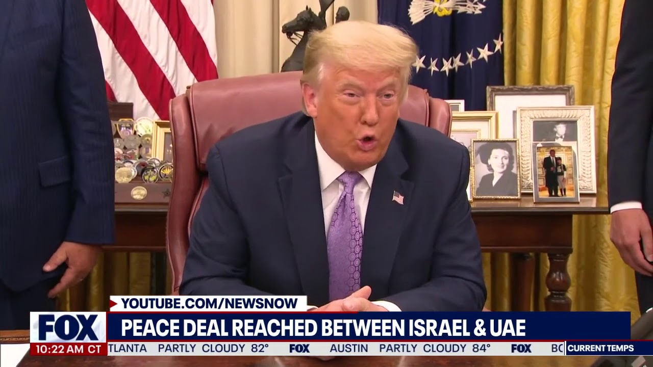 HISTORY MADE: President Trump Announces Peace Deal Betwen Israel & UAE