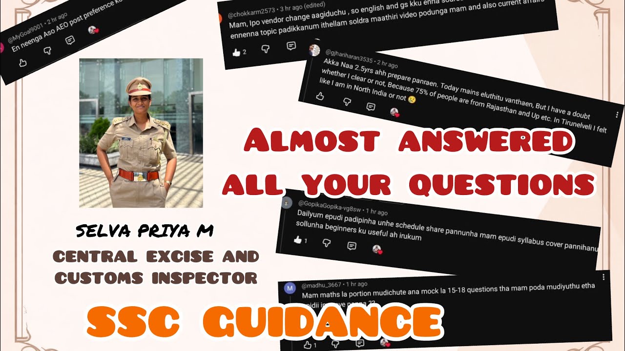Reply to Comments - Almost answered all your questions #SSC #CGL 