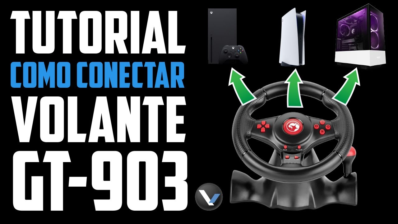 ✅Aprende fácilmente a conectar tu 🏎️🏁 Volante GT-903 a cualquier consola o PC