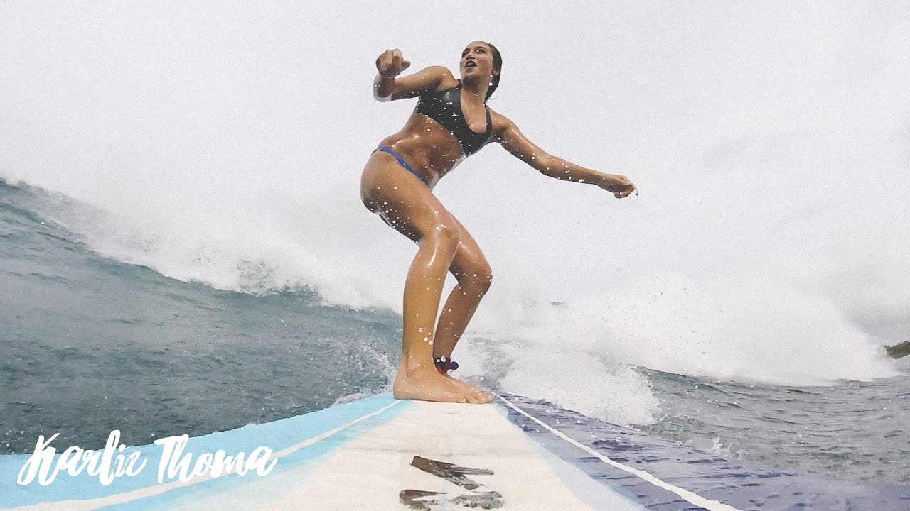 LET'S GO SURF - HAWAII VLOG 21 - KARLIE THOMA