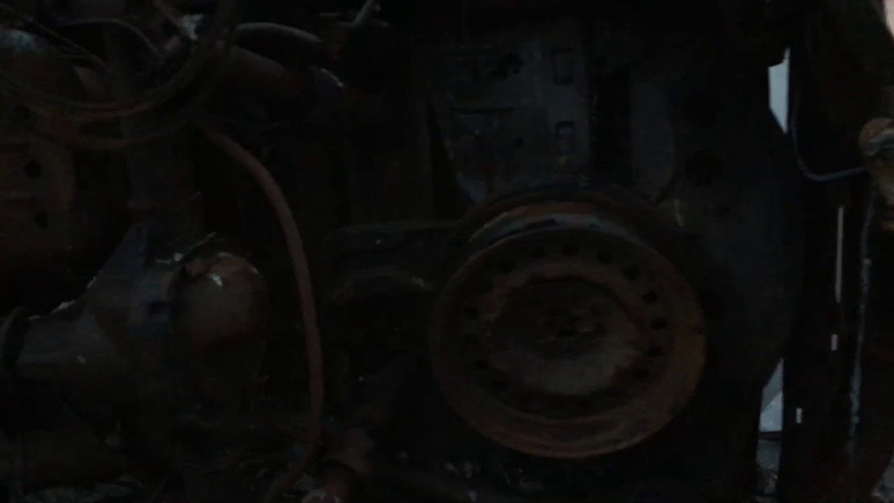 Burnt car