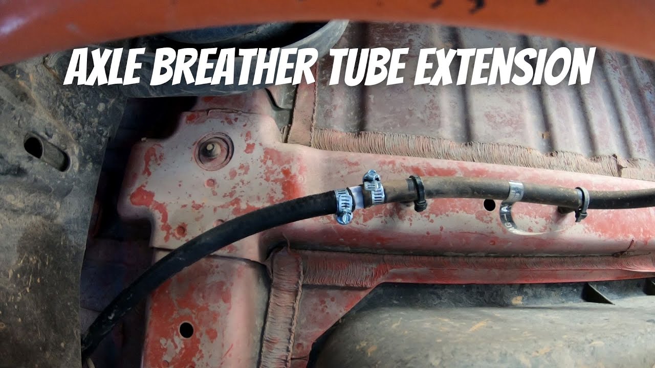 Axle Breather Tube Extension On Jeep JL