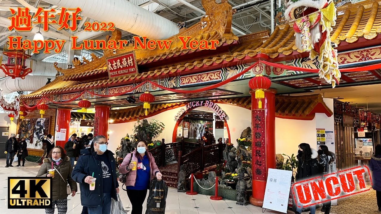 [4K] 2022春节 Asian Shopping Mall Toronto Walking Tour