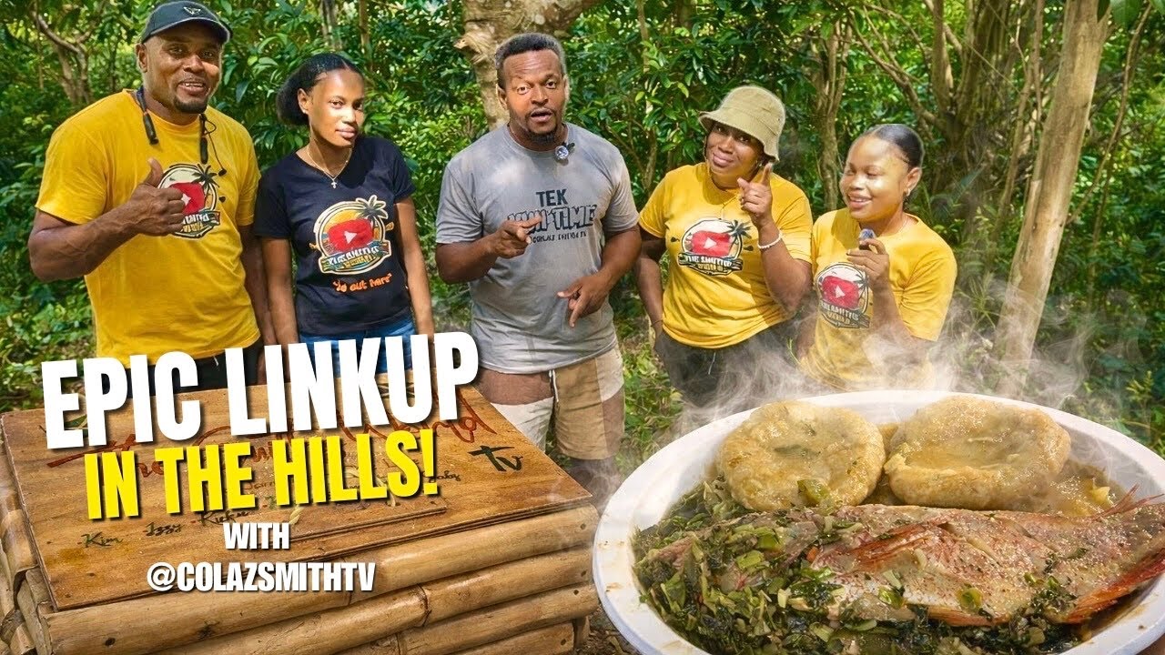 Cooking in the Hills W @Colazsmithtv Pt 2: Roast Tilapia & Coconut Dumplings Done the Right Way🇯🇲🔥