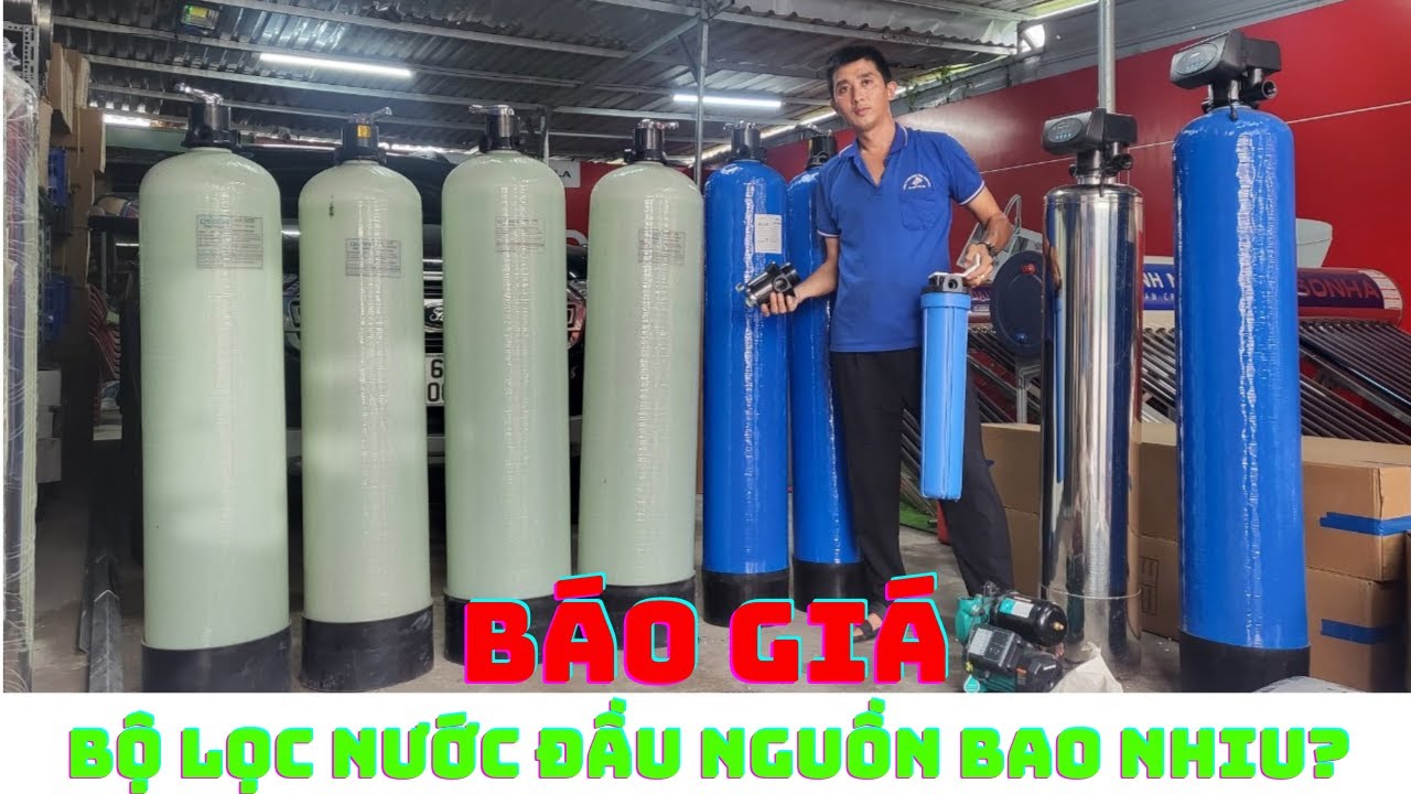 Báo giá bộ lọc nước đầu nguồn composite 1054 1252 1354 - 2023