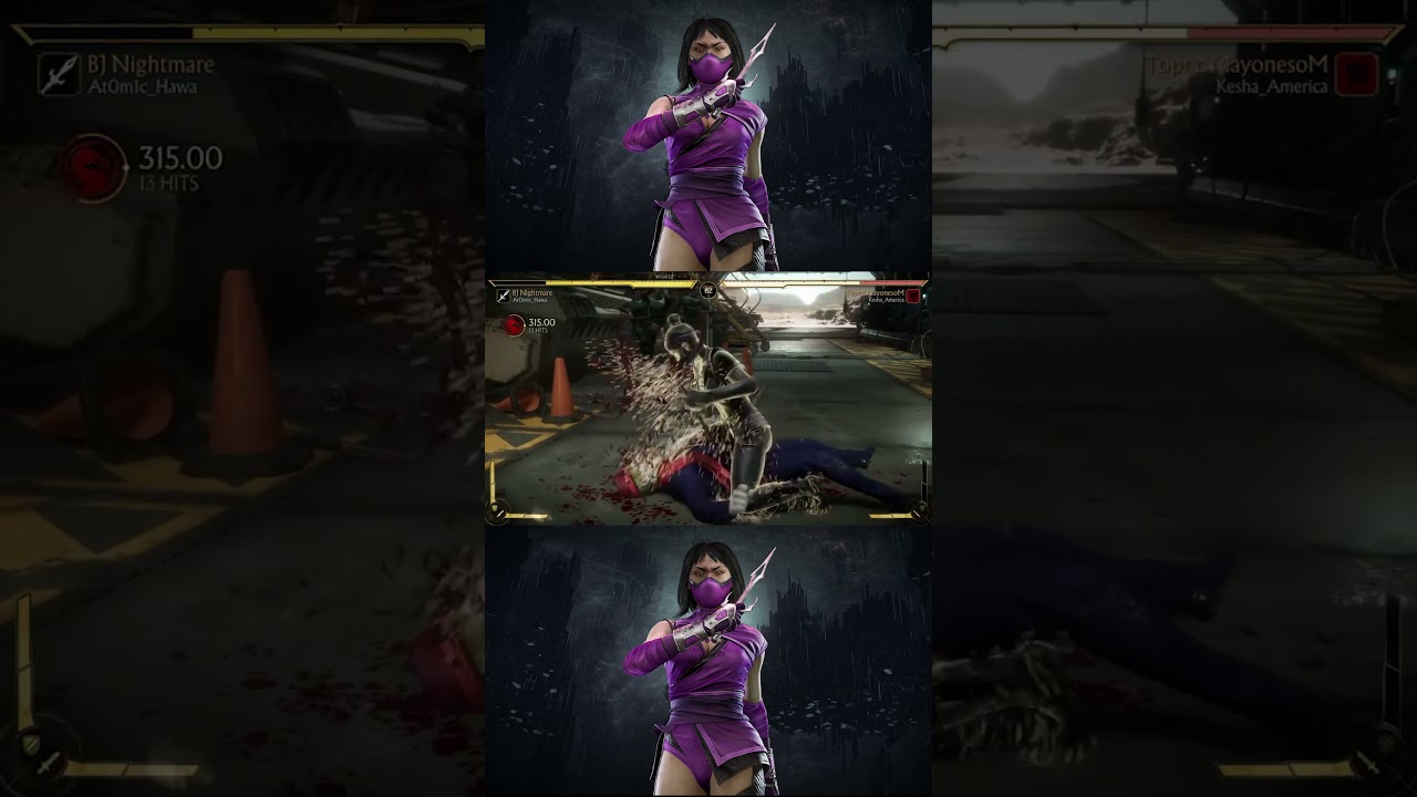 2 Krushing Blows = 51% Damage !!!. Mortal Kombat 11 Mileena Gameplay