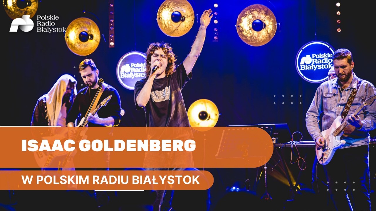 Post-punk i coldwave na żywo: Isaac Goldenberg w Polskim Radiu Białystok. Koncert w Studiu Rembrandt