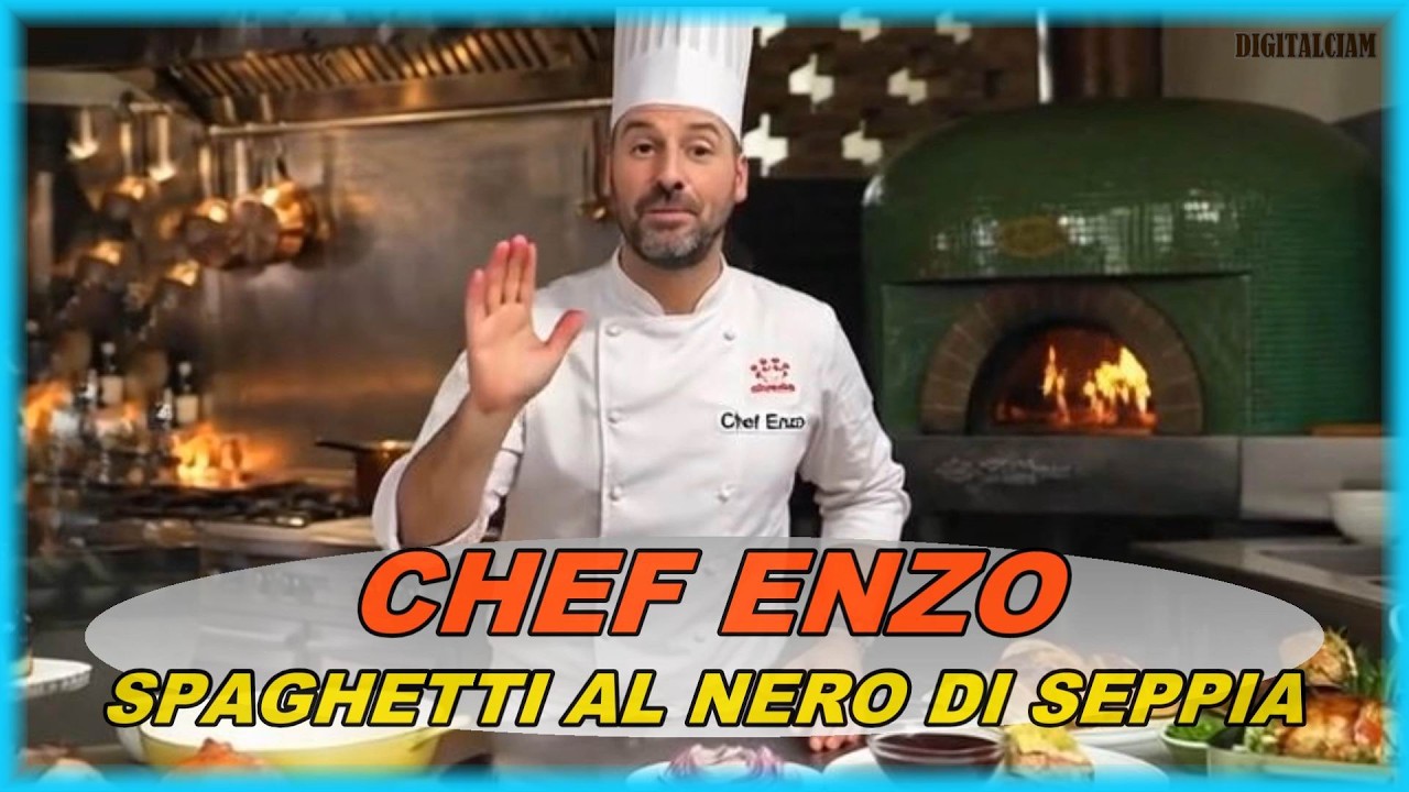 Chef Enzo - spaghetti al nero di seppia