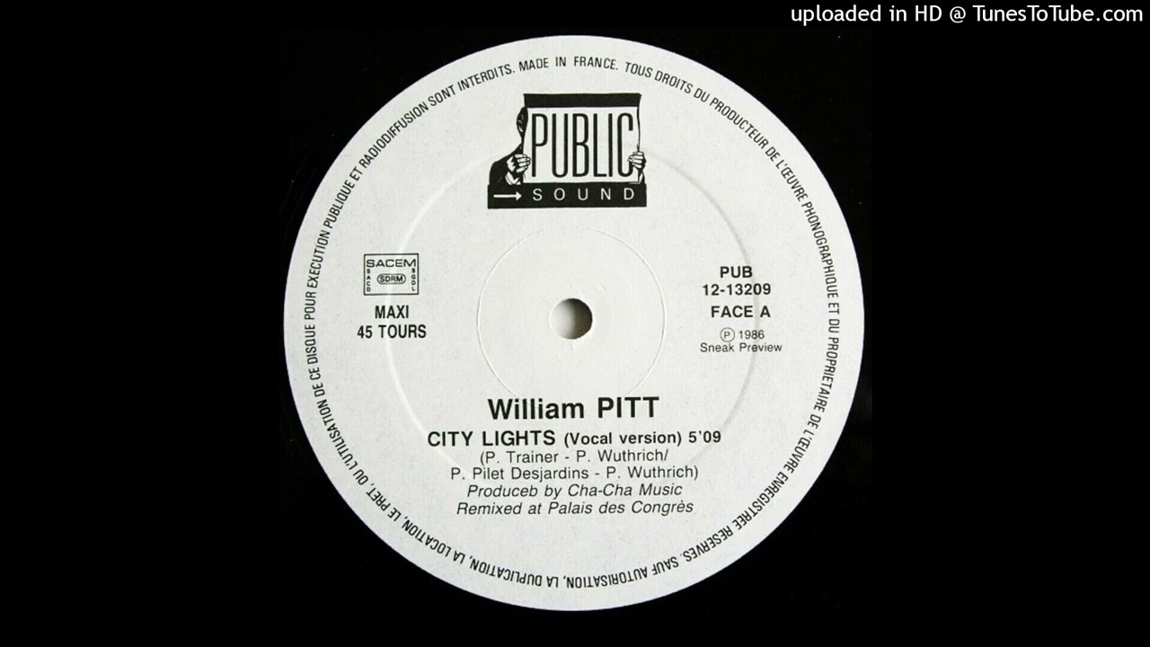 William Pitt - City Lights (Alkalino rework)