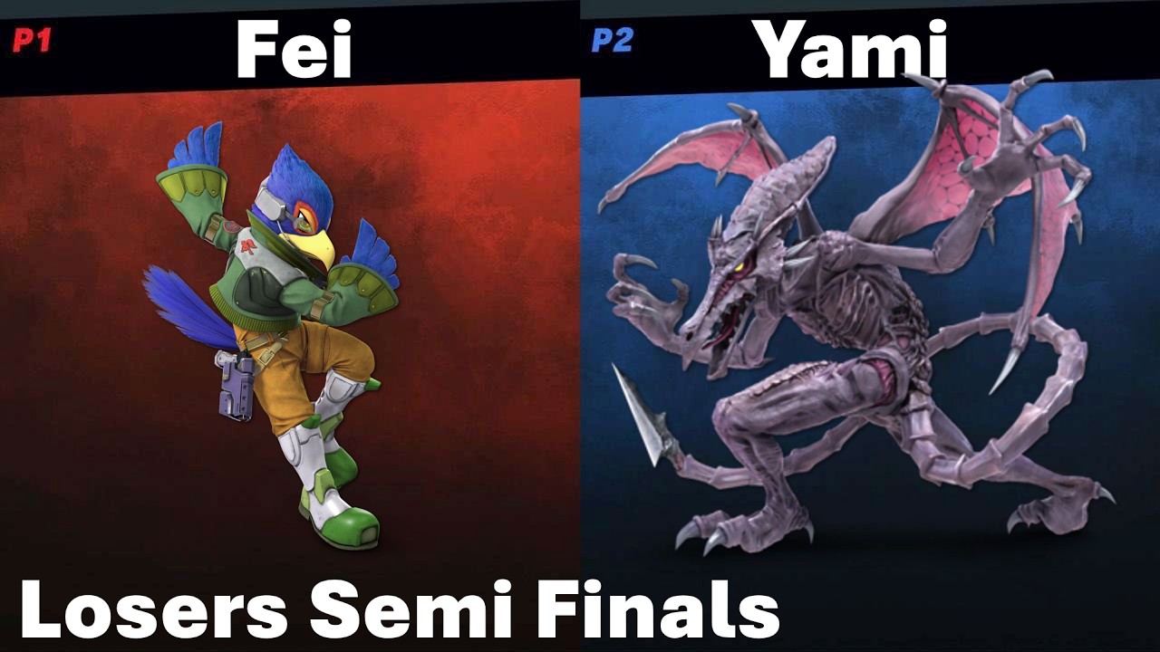 TanukiPUQ #1 Fei (Falco) vs Yami (Ridley) - Ultimate Singles Losers Semi Finals
