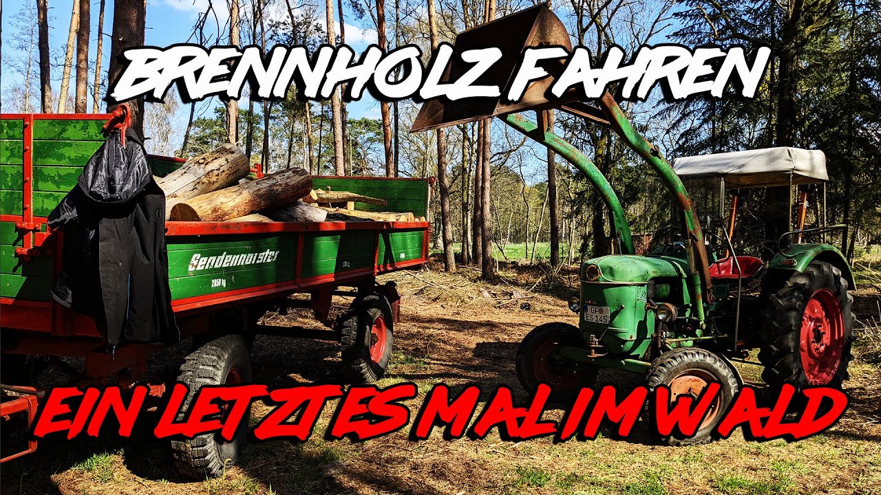 Das letzte Brennholz | Deutz D30s | Ste Te