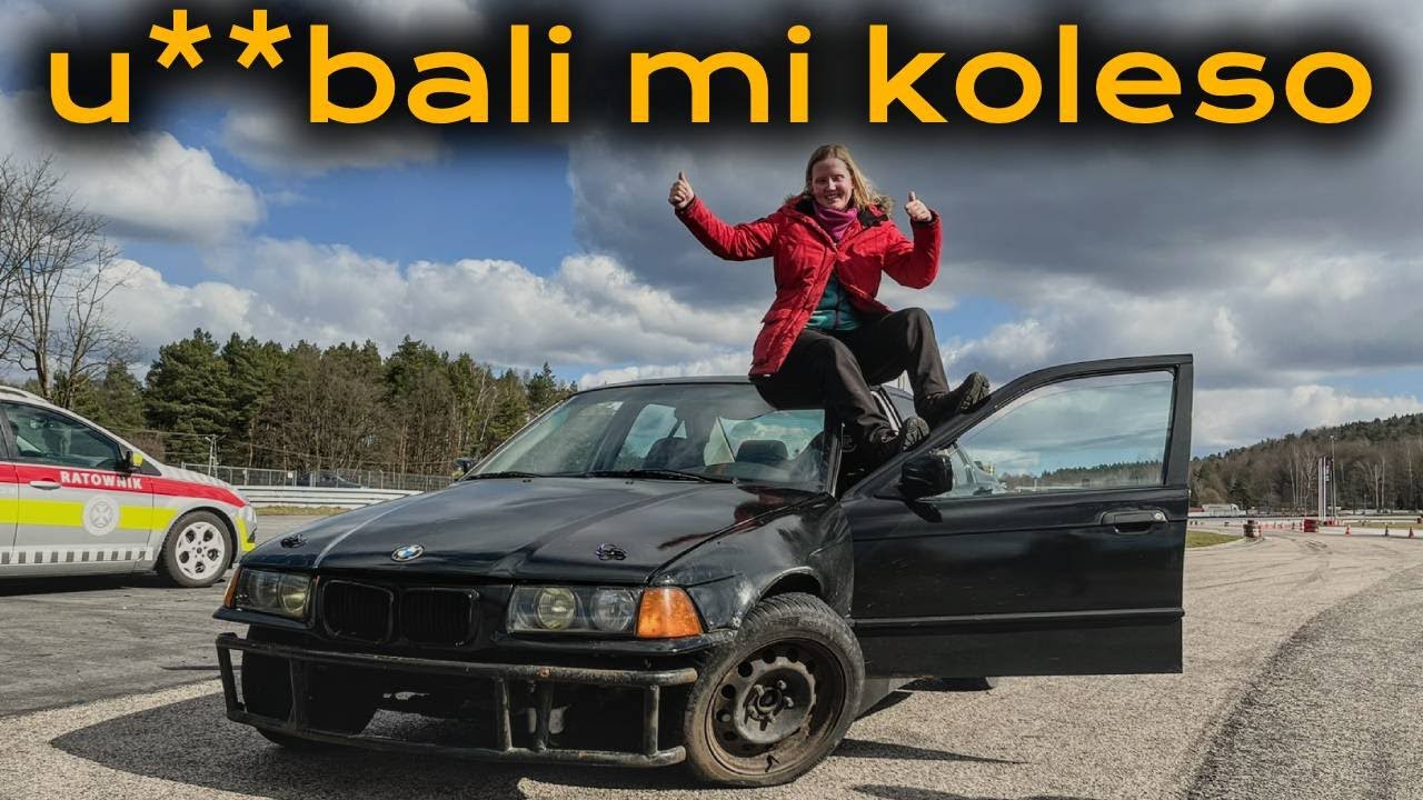 Trening driftu - Tor Kielce - E36 drift
