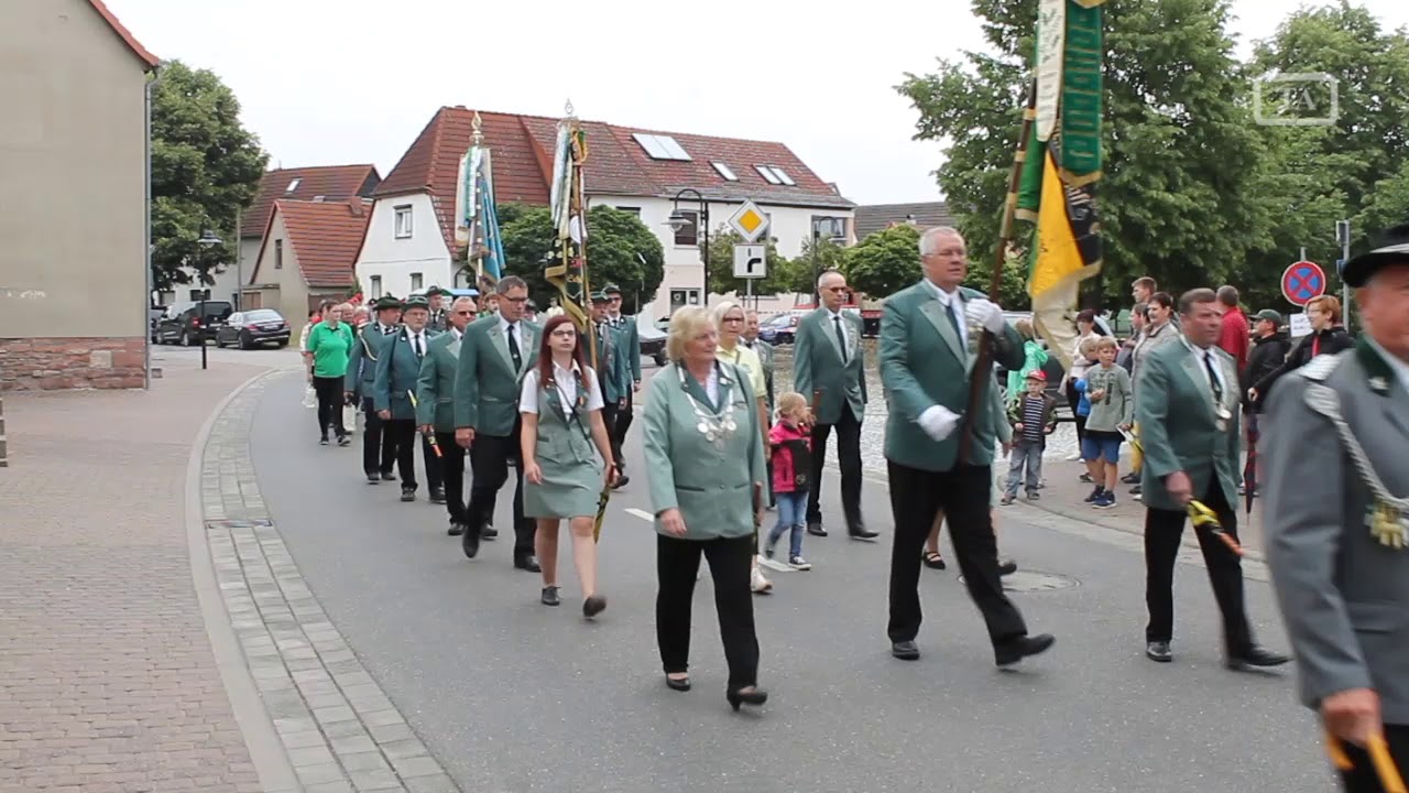 Der Umzug zum Schützenfest 2019 in Oldisleben