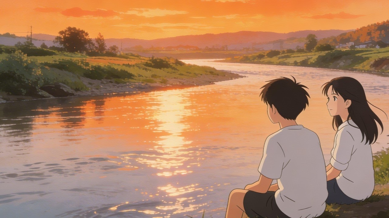 Looking For You – A Soulful 80s Love Ballad  Ghibli Inspired Animation (Lyrics)
