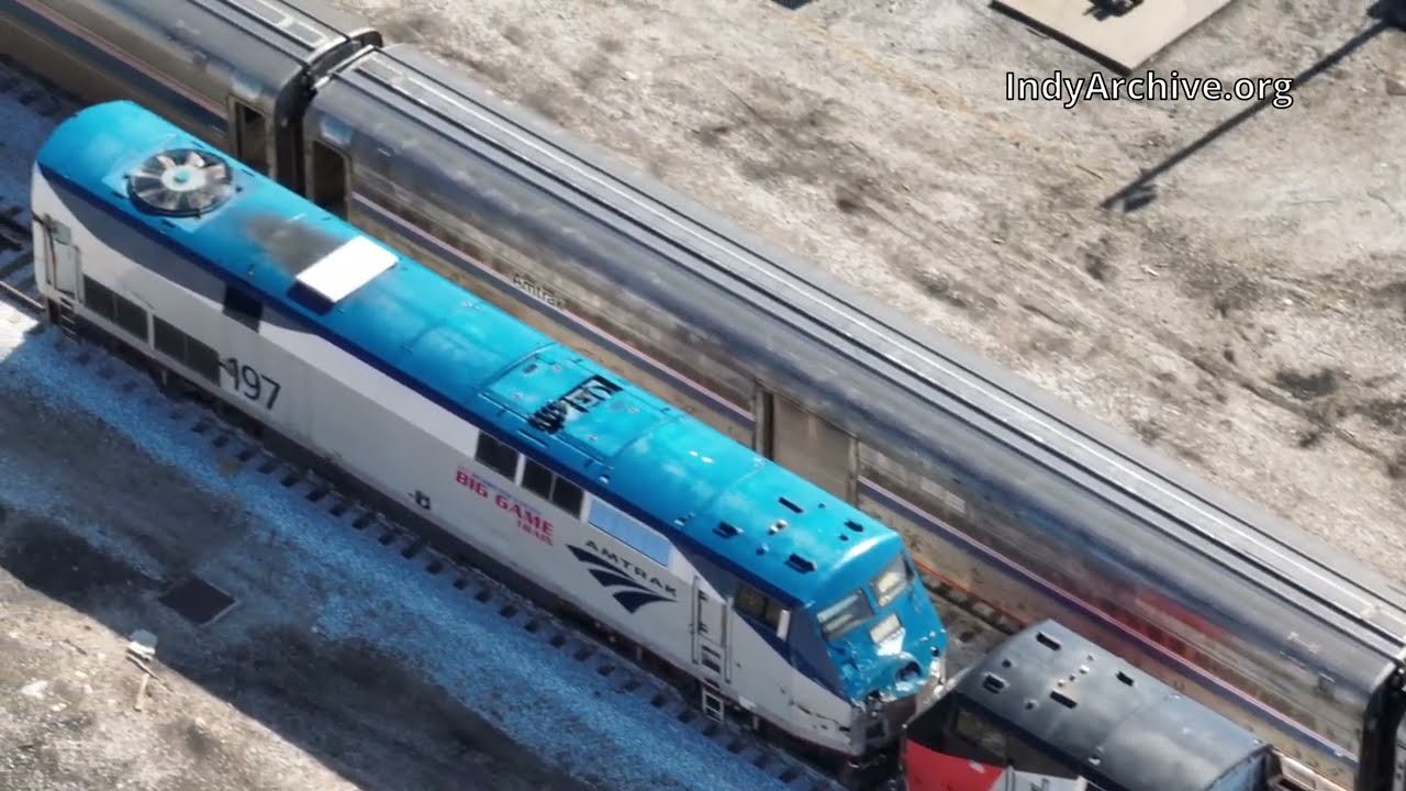 Amtrak Repair Facility - Beech Grove Shops in 4K -  Indianapolis, Indiana #railfans #trainspotting