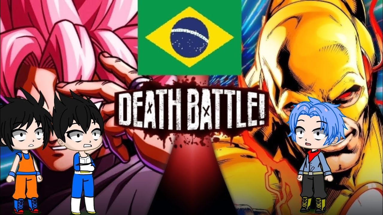 Goku,Vegeta,trunks da saga black reagindo a black vs flash reverso