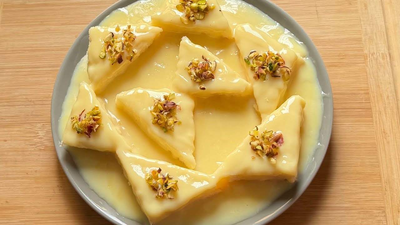 10-Minute Bread Custard Dessert | No Oven, No Eggs, Super Easy!