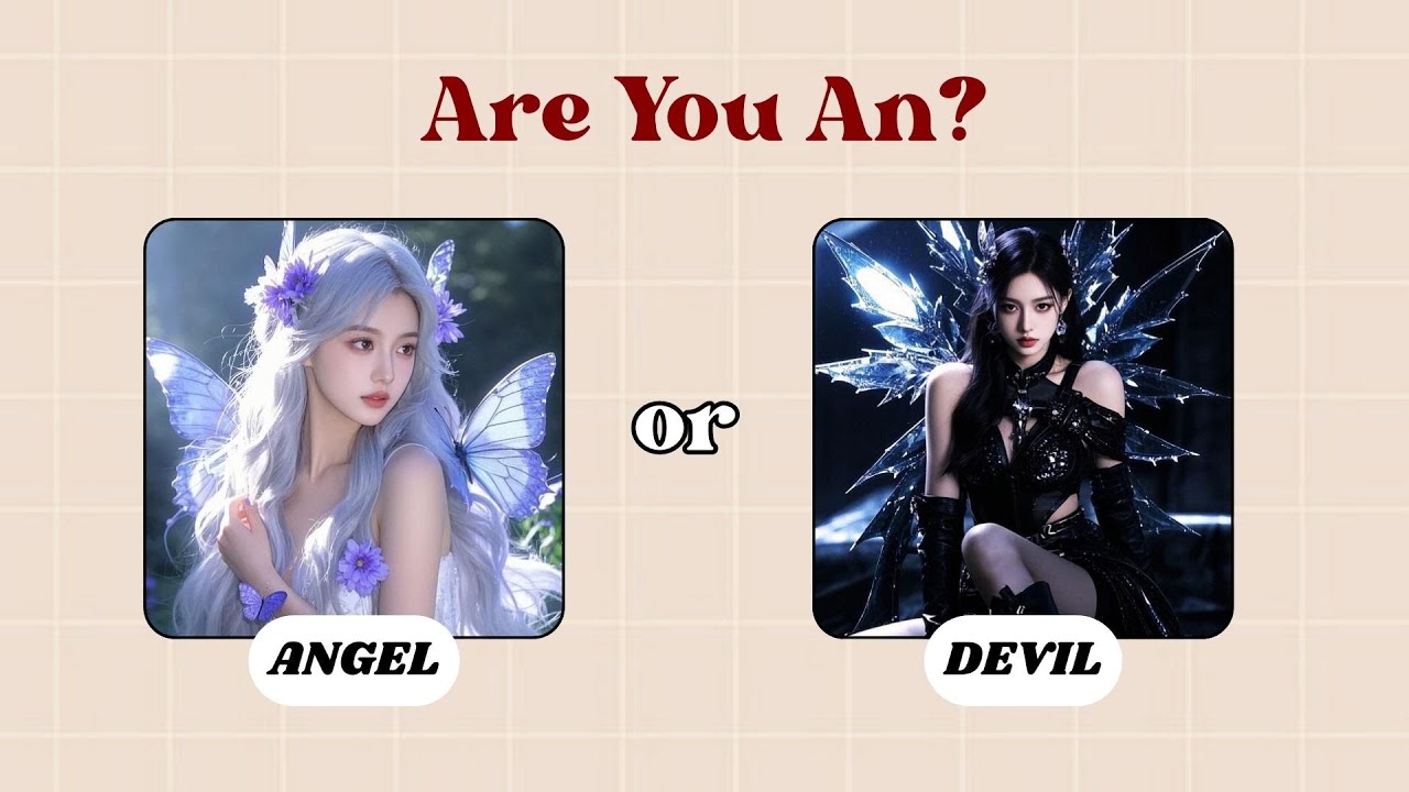 Are You an Angel or Devil? 👼😈 | Fun Personality Quiz Game |  @quizgalaxtopia