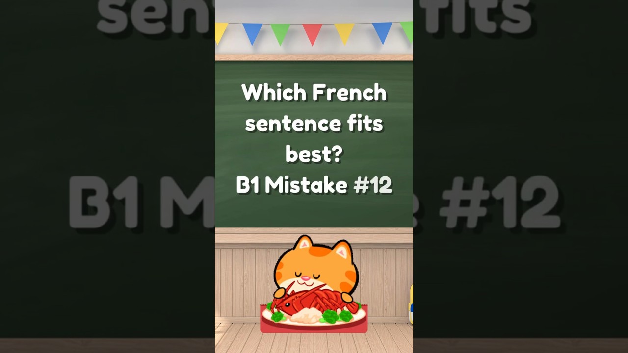 French Mistake: tout / tous / toute (B1)