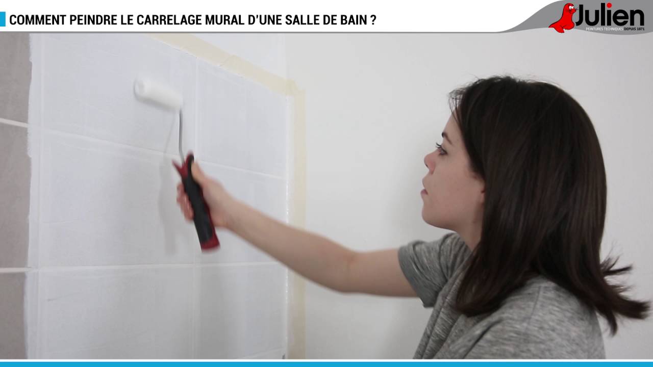 Comment peindre le carrelage mural d'une salle de bain ? - Peintures Julien