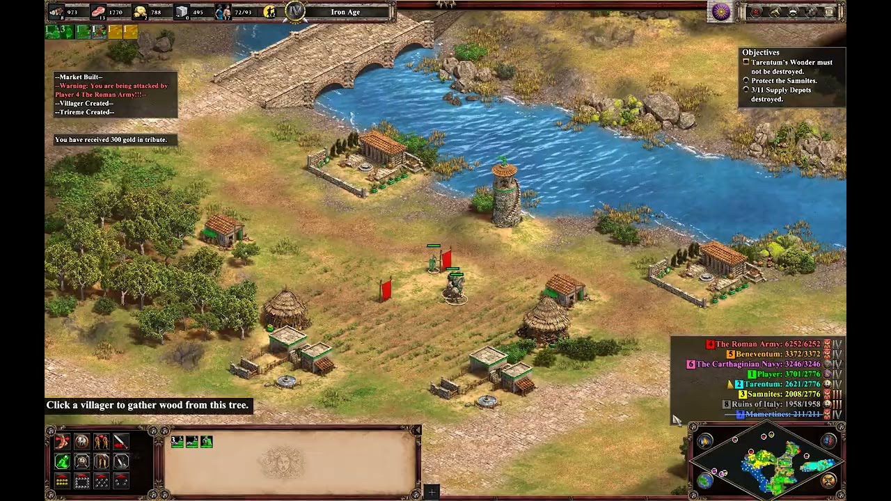 Age of Empires II Definitive Edition - Return of Rome - Pyrrhus of Epirus -  5. Sisyphus ! GamePlay
