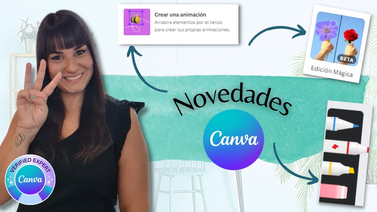 💙 3 novedades Canva 💙  Edición Mágica 💫 animación personalizada 🐝 Lapiz en Canva 🖌