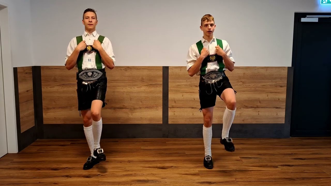 Plattlerschritt - Schritt für Schritt Tutorial - Tiroler Volkstanz lernen