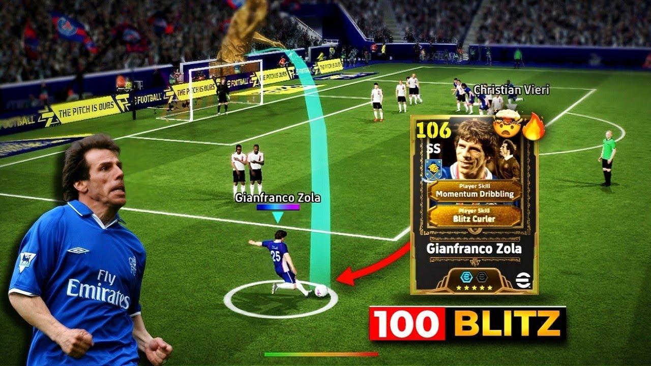 106 Зола никогда не промахивается 🤯🔥 Новый блиц в eFootball 2026