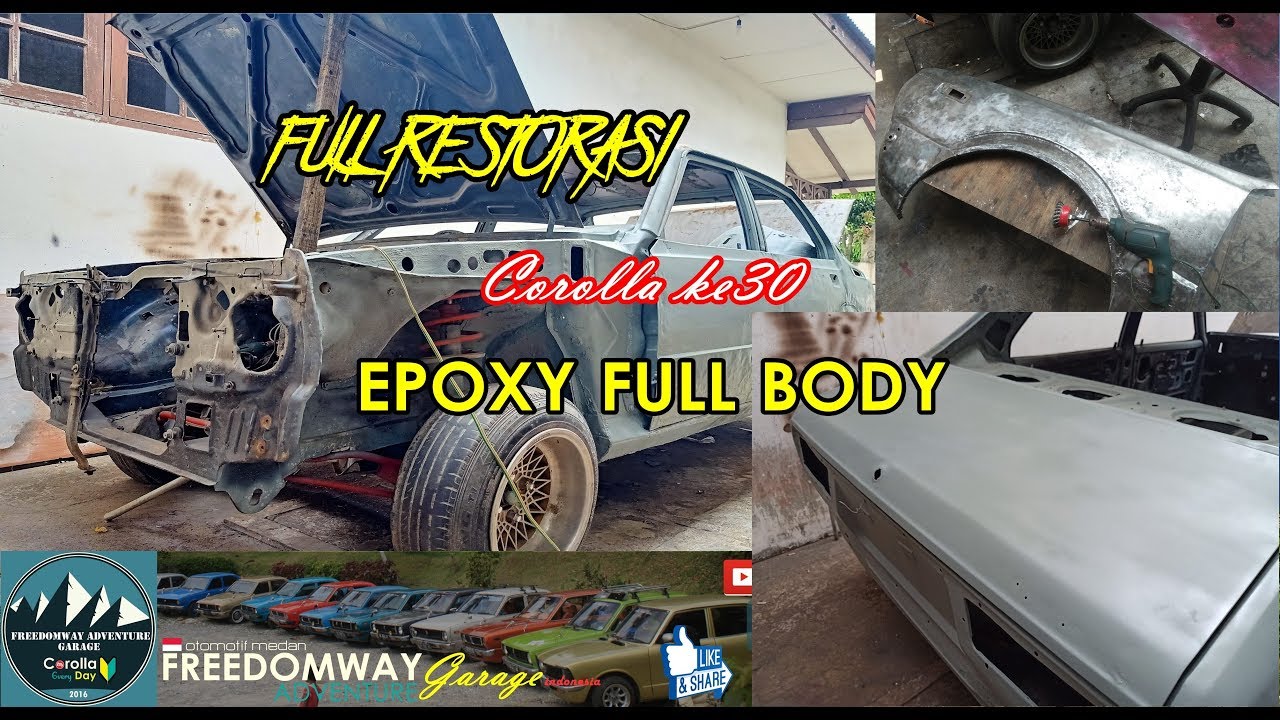 TOYOTA COROLLA KE30 | EPOXY FULL BODY | REBUILD
