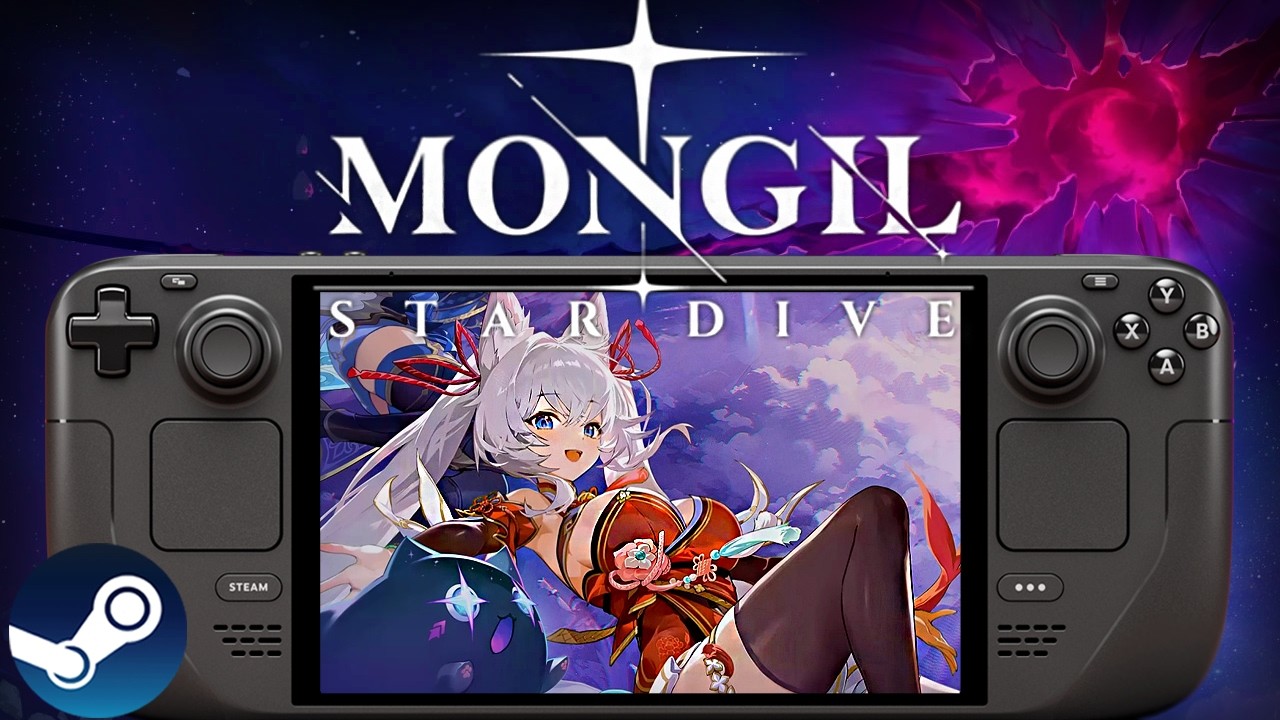 MONGIL STAR DIVE Steam Deck Performance: NEW Free Anime Action RPG