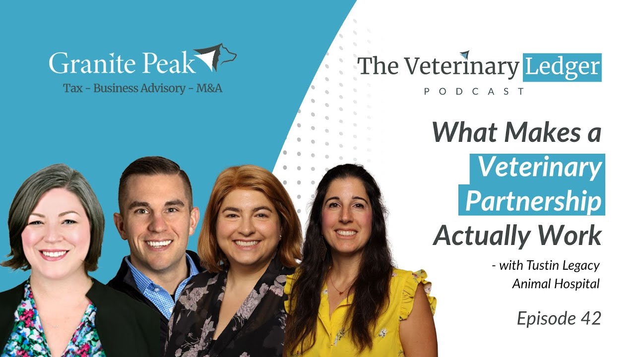 Episode 42: What Makes a Veterinary Partnership Actually Work - with Tustin Legacy