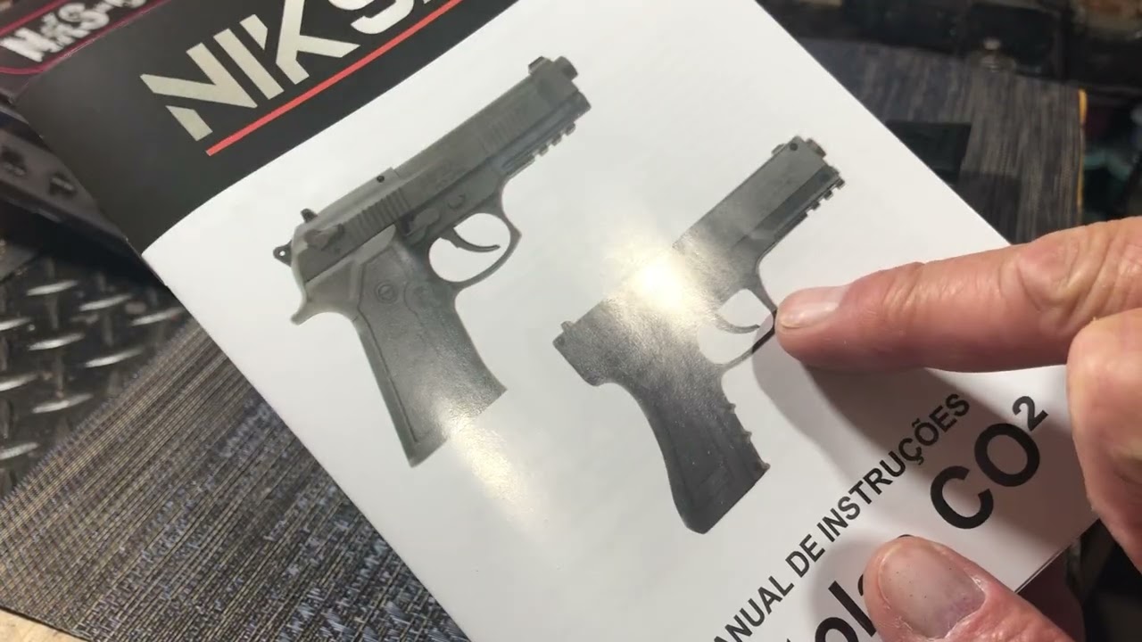 Pistola Niksan CP92 4,5mm CO2 - Presente