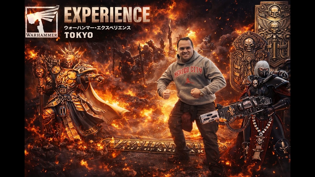 Visité la Warhammer Experience Tokyo y conseguí las medallas exclusivas!!!