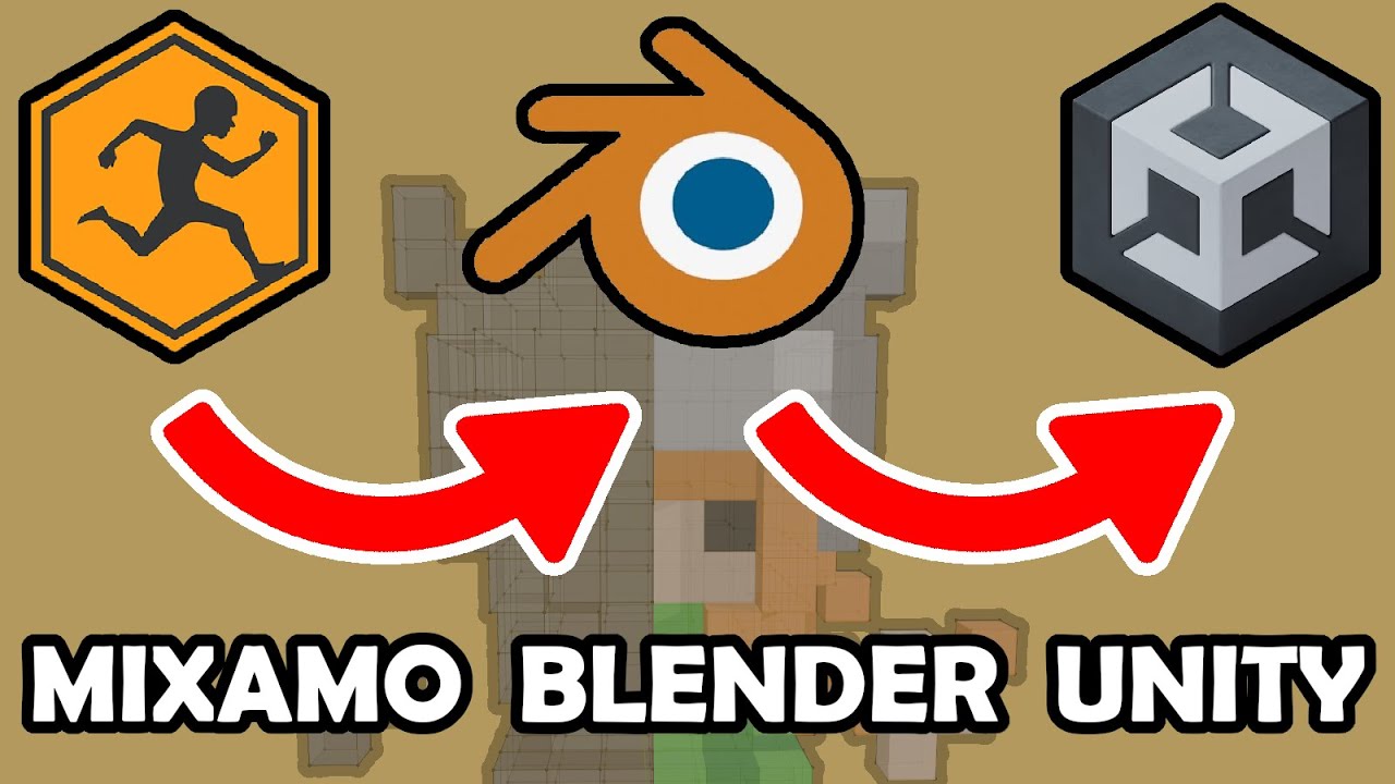 How to Use Mixamo Animations with Any Model in Blender and Unity