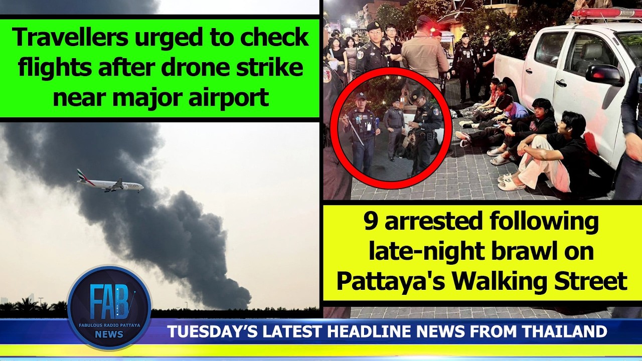 VERY LATEST NEWS FROM THAILAND in English (17 March 2026) from Fabulous Radio Pattaya