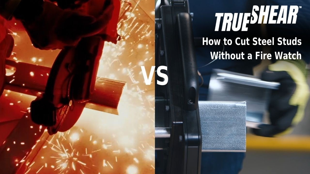 How Contractors Cut Steel Studs Today | TrueShear® How-To Demo