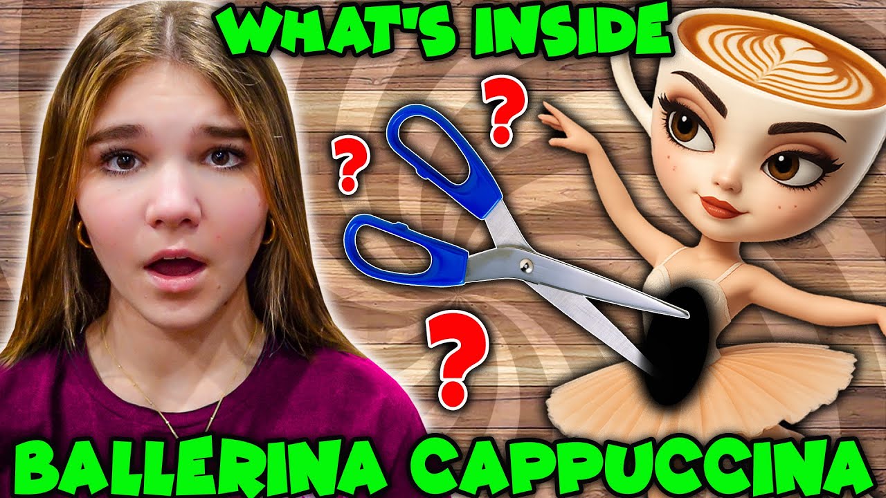 What's Inside Ballerina Cappuccina? Cutting Open Creepy Doll! She Moved By HERSELF!!