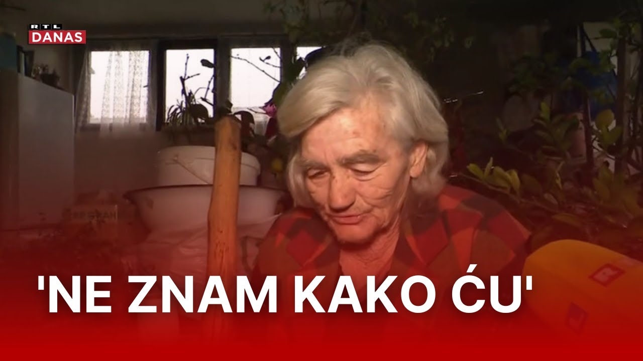 Slavi je voda sve uništila: 'Struja bi me ubila da sam ušla u vodu' | RTL Danas