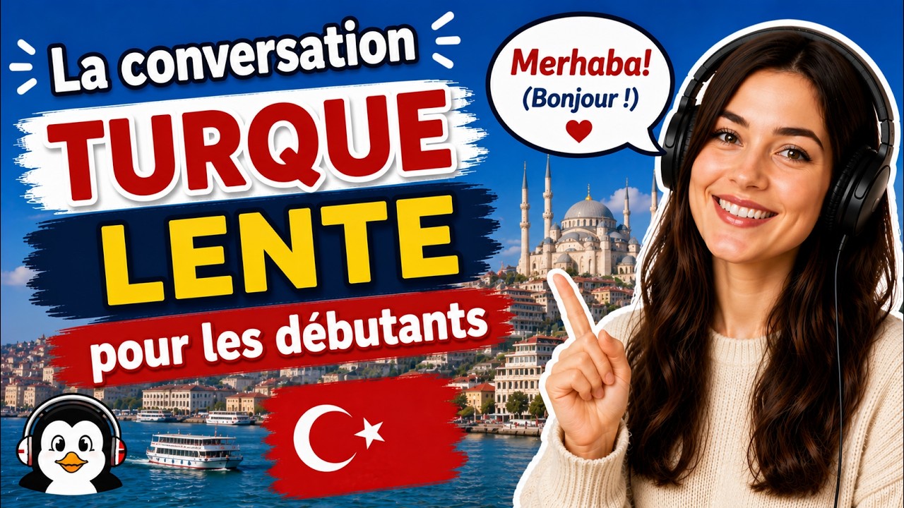 La conversation turque lente pour les débutants