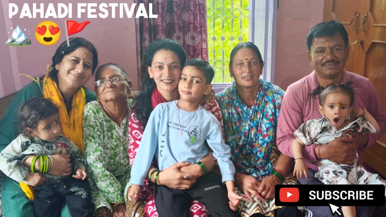 Pahadi Culture Festival Vlog 🏔️😍 | Family Celebration in Uttarakhand 2025