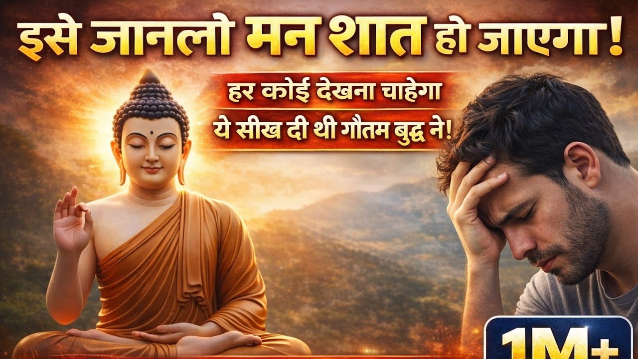Gautam Buddha Deep Meditation | सुनते-सुनते मन शांत हो जाएगा | Buddha Pravachan Hindi
